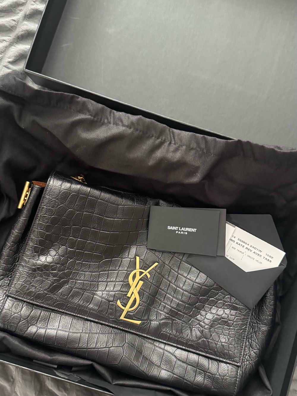 YSL so Kate reversible medium shoulder bag - Picture 4 of 9